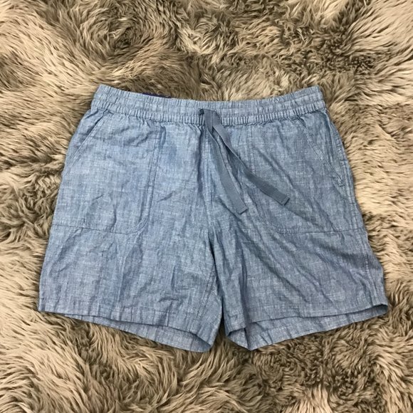 Nicole Miller Women's Shorts | Blue | Size 10 - Picture 1 of 2